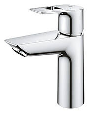 Одноважільний змішувач для раковини M-Size Grohe BauLoop New з нажимним донним клапаном (23886001), фото 3