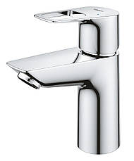 Одноважільний змішувач для раковини S-Size Grohe BauLoop New з нажимним донним клапаном (23878001), фото 6