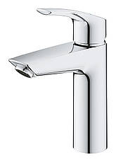 Одноважільний змішувач для раковини M-Size Grohe Eurosmart New з натискним донним клапаном (23923003), фото 5