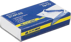 Скоби Buromax № 10, 1000 шт., JOBMAXBM.4401