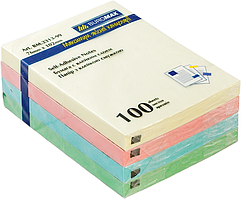 Блок для нотаток 76х102мм, 100арк., асортіВМ.2313-99