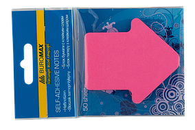 Блок для нотаток Стрілка, 50 арк., асорті, неонВМ.2366-99