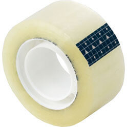 Клейка стрічка Buromax канцелярська прозора 24мм х 20м BM.7176-01 (уп.6 шт.)