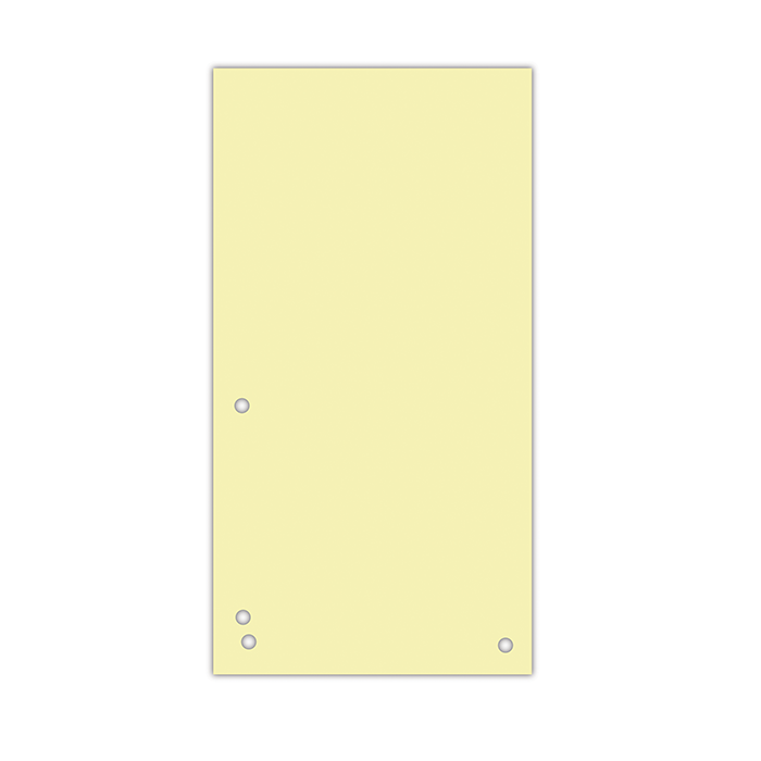 Роздільник Donau 10,5х23см (100шт.) картон жовтий 8620100-11PL