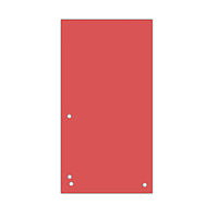 Роздільник Donau 10,5х23см (100шт.) картон червоний 8620100-04PL