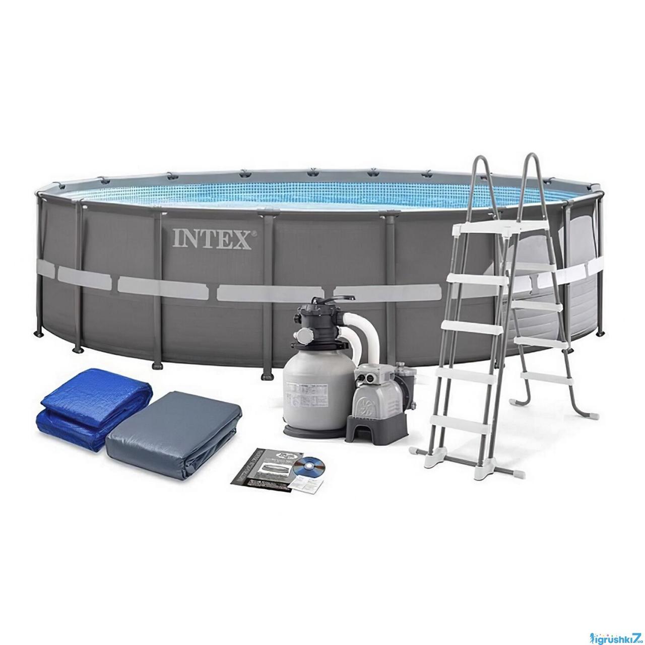 Басейн каркасний 26326 NP Intex 488 x 122 см Ultra XTR Frame Pool
