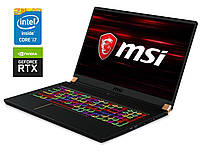 Ігровий ноутбук MSI GS75 Stealth 9SG/ 17.3" 1920x1080/ i7-9750H/ 16GB RAM/ 256GB SSD/ RTX 2080 8GB