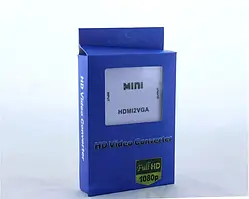 Перехідник з HDMI на VGA відеоадаптер для ноутбука конвертер на телевізор, монітор iC227