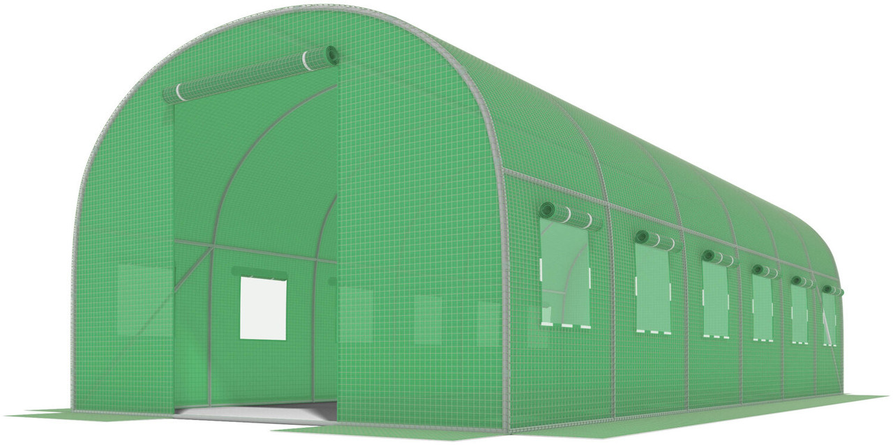 Плівкова теплиця FunFit Garden «Green Tunnel» (6×3×2 м, 18 м²)