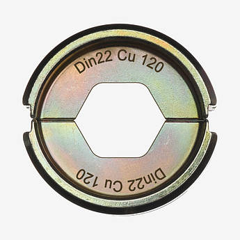 Матриця обжимна MILWAUKEE для кабелів та конекторів, DIN22 CU 120