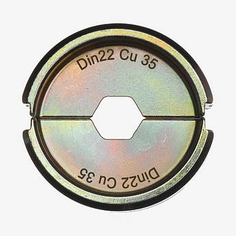 Матриця обжимна MILWAUKEE для кабелів та конекторів, DIN22 CU 35