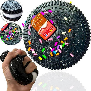 Антистрес іграшка "Печиво Орео", 10,5см, Рандом / Антистрес сквіш / Іграшка сквіш