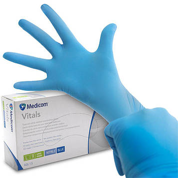 Рукавички SafeTouch® Vitals нітрилові