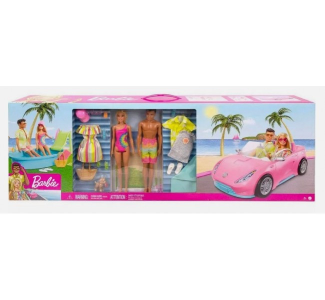 Ігровий набір лялька Барбі та Кен Басейн Кабриолет Barbie Ken Blitz Convertible Pool, фото 1