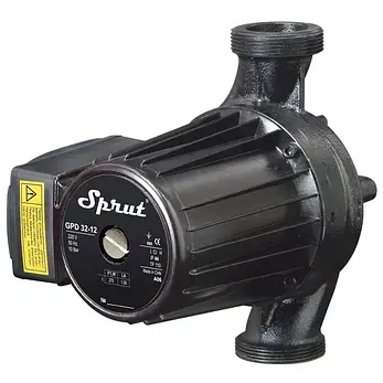 Циркуляційний насос GPD32-12-220 "Sprut" + комплект гайок потужність 270 Вт, мах.напір 12.4 м, Qmax 7, фото 1
