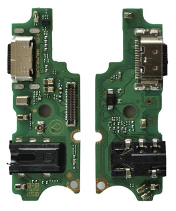 Роз'єм зарядки для TECNO POVA 6 (LI7) (4G) на платі з мікрофоном і компонентами, фото 1