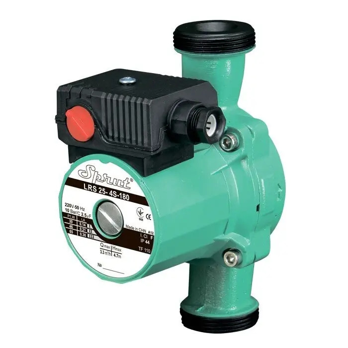 Циркуляційний насос LRS25-4S-180 "Sprut" потужність 65 Вт, мах.напір 4.7 м,об'ємна подача 3.3 м³/ч