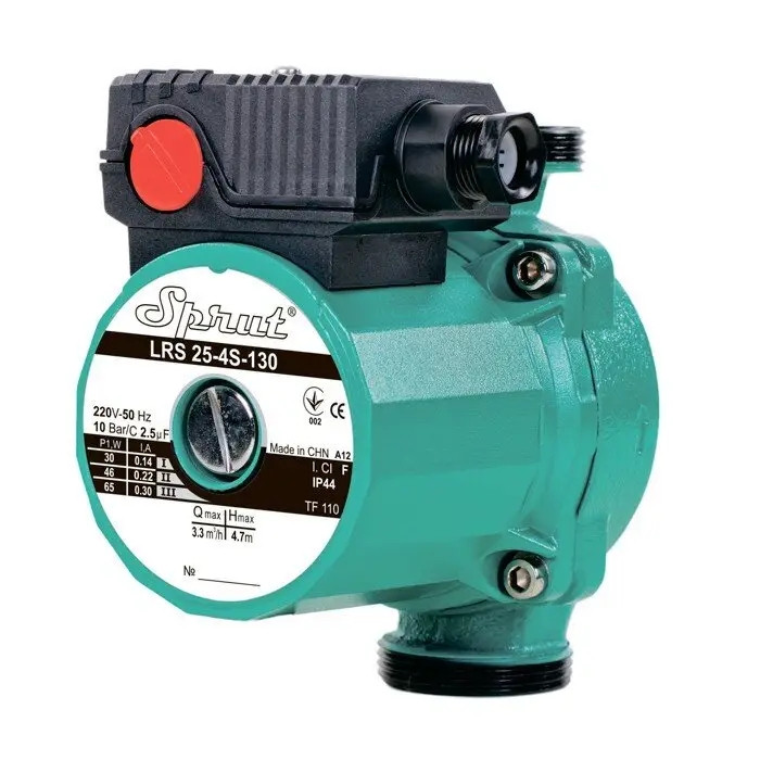Циркуляційний насос LRS25-4S-130 "Sprut" потужність 65 Вт, мах. напір 4.7 м, об'ємна подача 3.3 м ³ / год
