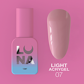 Рідкий гель LunaMoon Light Acrygel №7, 50 мл