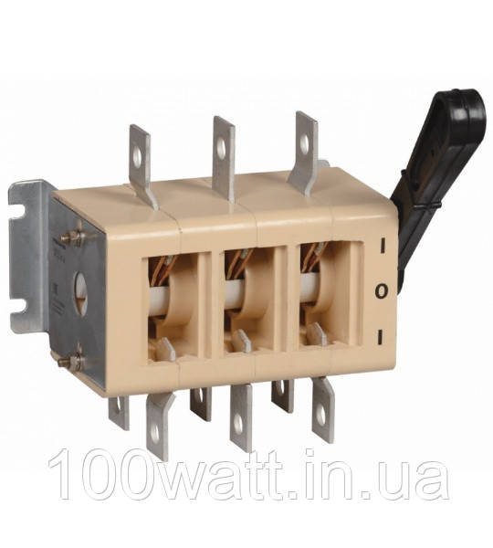 Рубільник перекидний ВРП 32 100 А з боковою рукояткою ST 838-3 BRW, фото 1