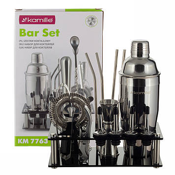 Набір для бару та коктейлів Kamille KM-7763 17 предметів