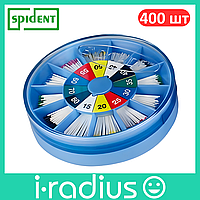 Бумажные штифты 02 #15-80, Absorbent Paper Points 15-80/02 (Spident) 400 шт