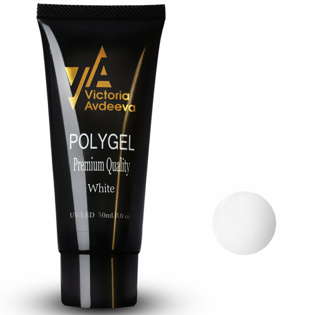 Аvdeeva полігель Білий 30мл, фото 1
