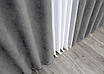 Комплект (2шт. 1,5х2,7м.) штор на люверсах з тканини мікровелюр Petek. Колір сірий. Код 1485ш 37-0214, фото 10