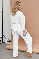 Костюм в рубчик жіночий, фото 5