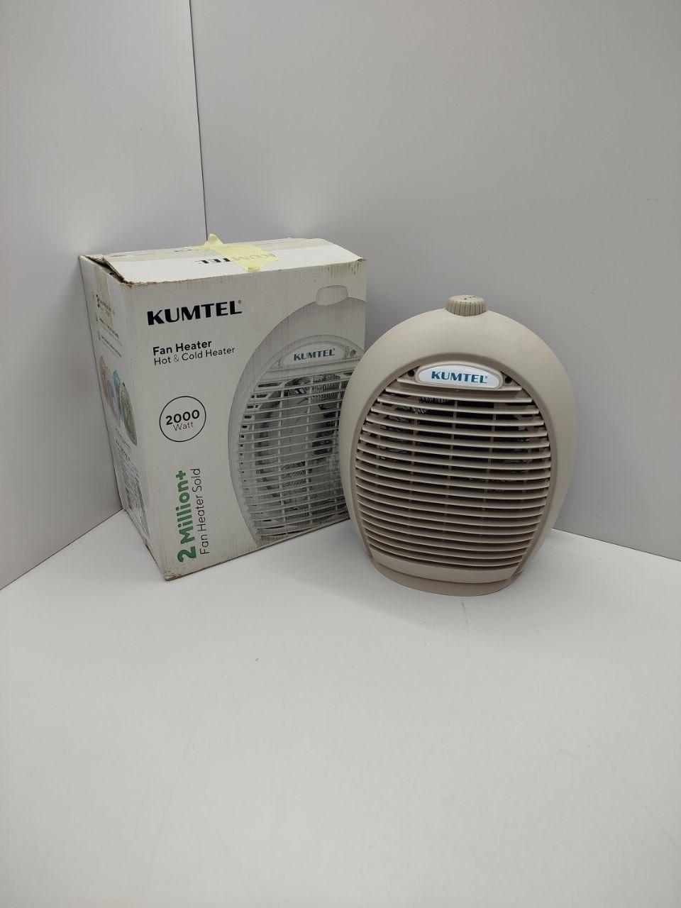 Б/У тепловентилятор Kumtel LX-6331 спіральний, на 20 м2, Турція, вітринний варіант