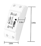 Розумне Wi-Fi реле 1DAL | Smart вимикач Tuya Smart (SCW.NF101), фото 3