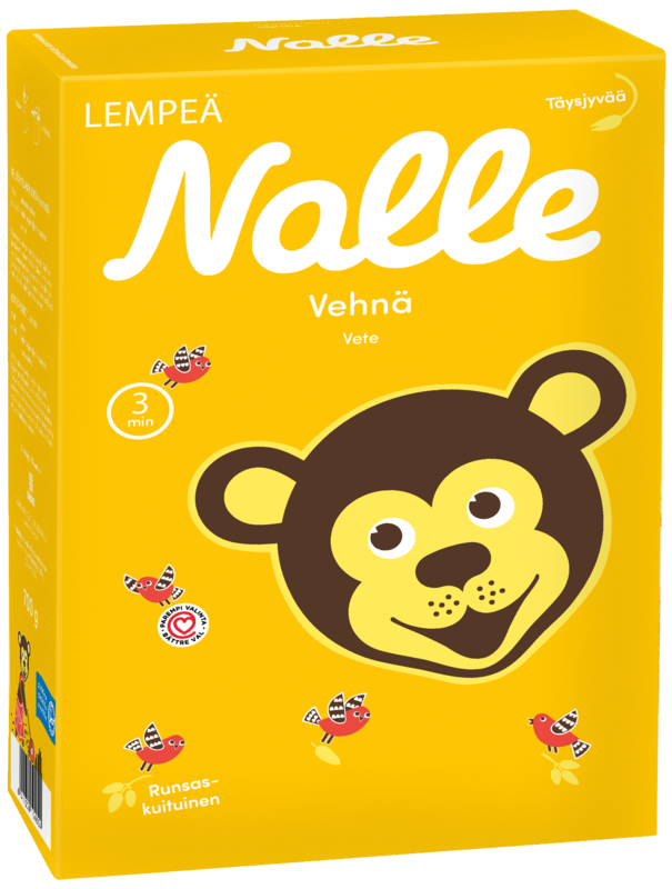 Пшеничні цільнозернові пластівці NALLE 700 г, (10 шт/ящ)