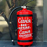 Вогнегасник бар Пункт Обігріву, червоний, подарунок військовому, подарунок до дня захисника України, фото 5