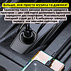 Автомобільний fm модулятор трансмітер mp3 в автомобіль з мікрофоном та зарядним пристроєм Baseus, фото 7