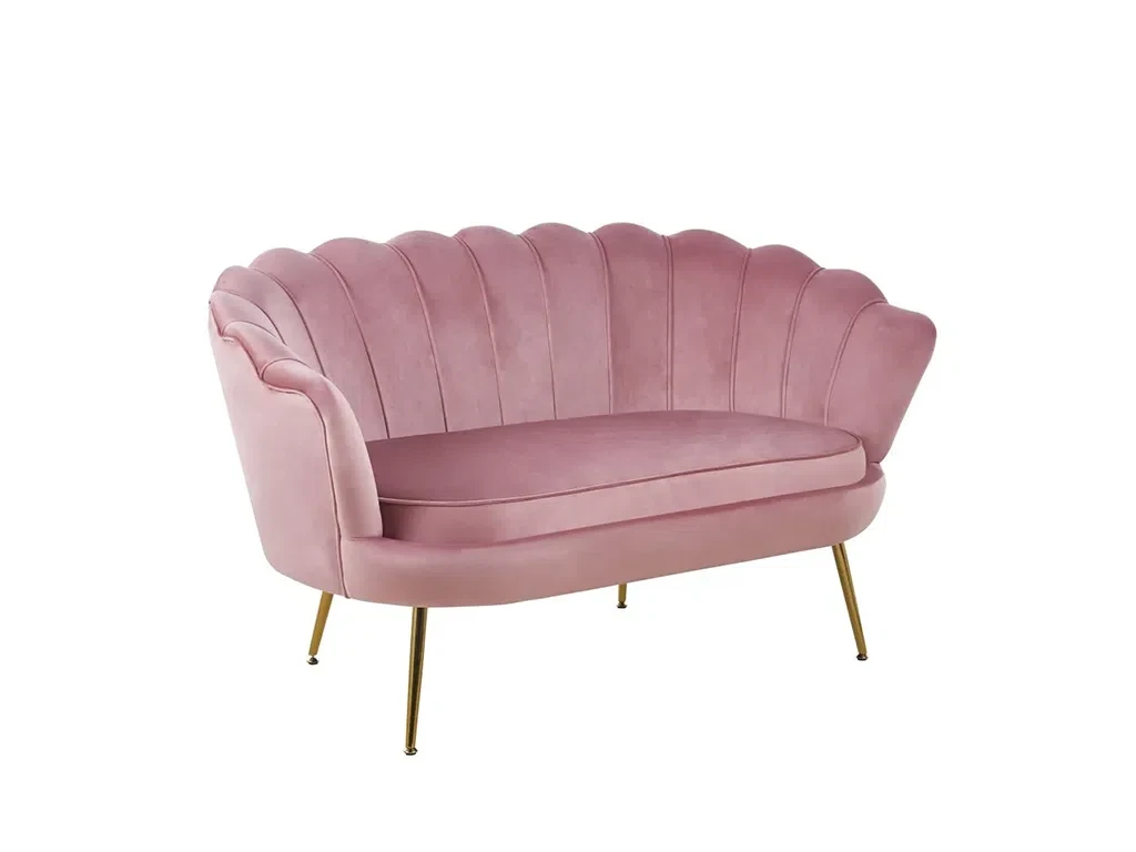 М'яка софа SF1-FX (рожевий/золотий), фото 1