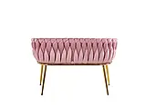М'яка софа SF2-FX (рожевий/золотий), фото 3