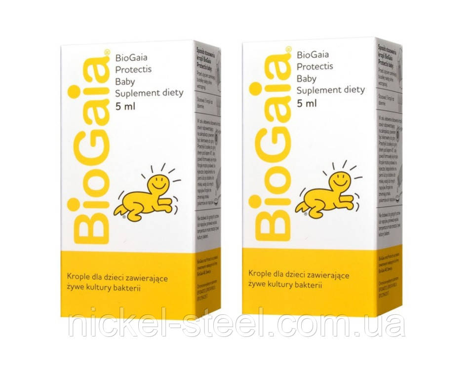 Біогая - пробіотична добавка 5ml, BioGaia ProTectis, для здоров'я травної системи малюків для здоров'я травної системи