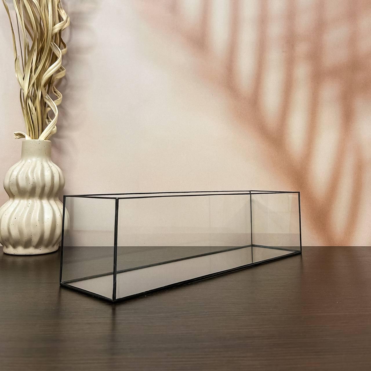 Квадратна ваза 10*40 см, фото 1