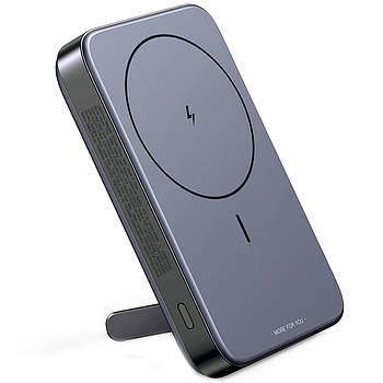 Зовнішній акумулятор повербанк з підставкою та MagSafe UGREEN PB206 10000mAh 20W Magnetic Wireless (сірий)