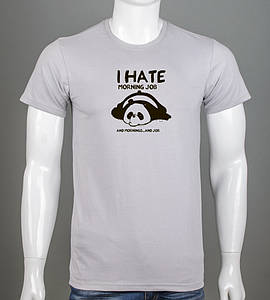 Футболка чоловіча Panda 2509м (Уп.4шт M-XXL), Світло-сірий