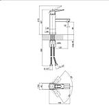 Умивальник на пральну машину FOBOS 600 + змішувач + сифон, фото 5