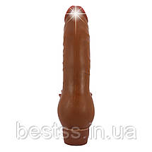 Реалістичний вібратор з мультишвидкісною вібрацією Barbara Clark Brown, фото 3