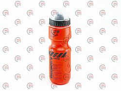 Велопляшка пластмасова (600 мл) DISCOVERY червона (+ тримач)