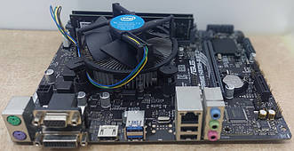 Комплект Socket 1151 Asus Prime H310M-R R2.0+I3-9100F+16GB+кулер мідь