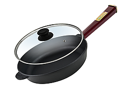 Сковорода чавунна з кришкою Optima-Bordo
