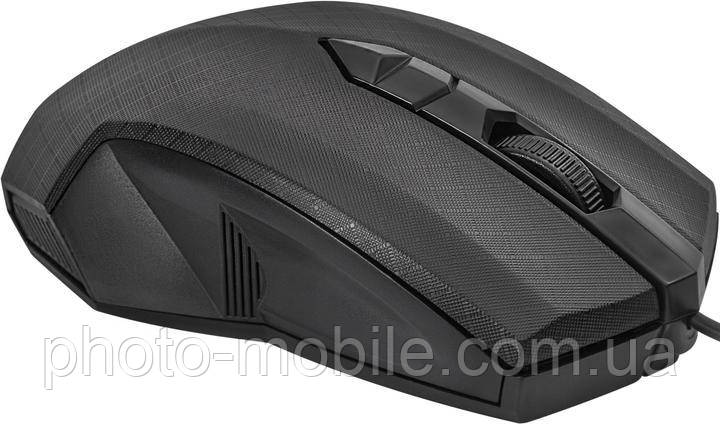 Комп'ютерна миша Defender Guide MB-751, USB, оптична, 1000 dpi, 3 кнопки, 1.5 м. Black