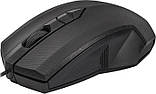 Комп'ютерна миша Defender Guide MB-751, USB, оптична, 1000 dpi, 3 кнопки, 1.5 м. Black, фото 3