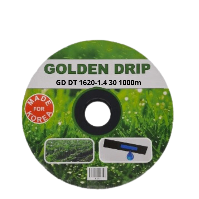 Крапельна стрічка GOLDEN DRIP 30см 1000м 8 mil з плоским емітером
