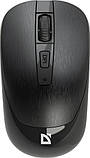 Комп'ютерна миша Defender Wave MM-995, USB, оптична (сенсор PixArt 3065), 1600 dpi, 3 кнопки, 1xAA Black, фото 3