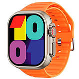 Смарт-годинник XO M10Ultra 9th Smart Sports Talking Watch Grey/Orange, фото 3